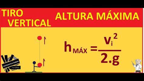 Fórmula de altura máxima en tiro vertical - Educación Activa