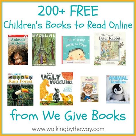 200+ Free Children’s Books | Walking by the Way | Free kids books, Kids literacy, Books