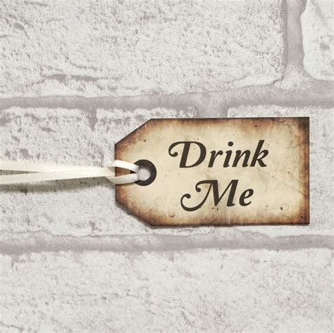 Drink Me Alice in Wonderland Gift Tags Digital Download - Etsy