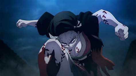 Nezuko vs upper moon six(Daki) fight scene | Demon slayer | English dub ...