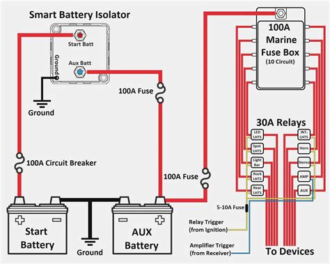 How To Wire A Battery Isolator Diagram