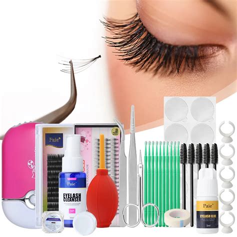 Professional Makeup Tools Kits Individual False Eyelash Extension Tools Set Eye Lashes Grafting ...