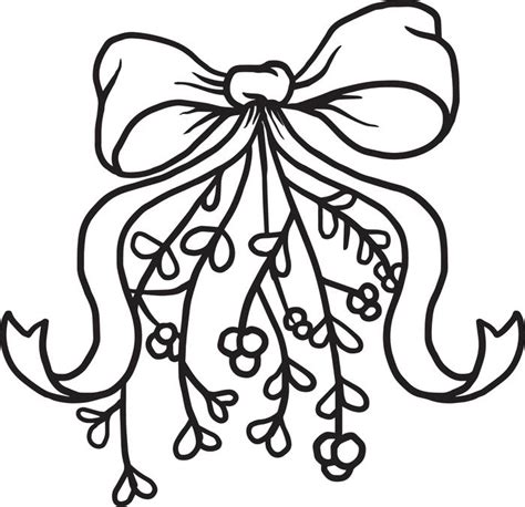 Easy Mistletoe Drawing at GetDrawings | Free download