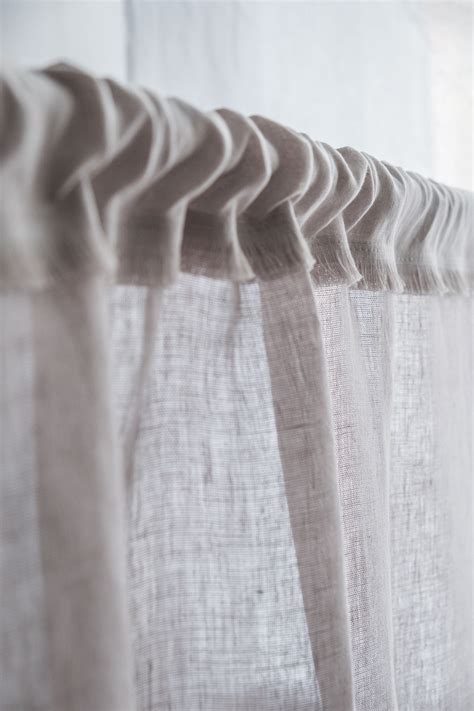 Farmhouse Valances Cafe Curtains Linen Farmhouse Decor - Etsy