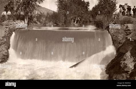 Arizona Falls, Phoenix Arizona Territory ca 1900 Stock Photo - Alamy