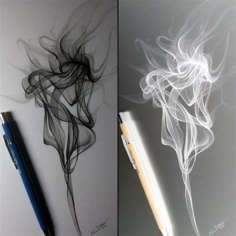 Smoke Drawing Study by LethalChris on DeviantArt