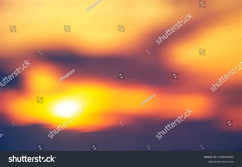 Blurry Sunset Sky Abstract Nature Background Stock Illustration 2246944685 | Shutterstock