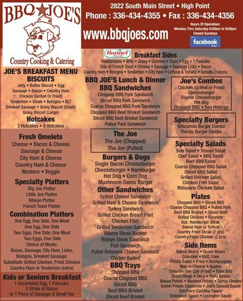 BBQ Joe's Country Cooking & Catering - Corporate catering High Point, NC