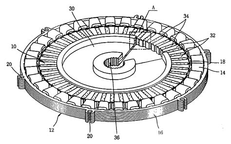 Patent US7362024 - Rotor of BLDC motor - Google Patents