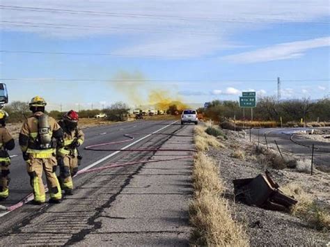 A hazardous spill near Tucson closes down I-10 and forces an evacuation : NPR