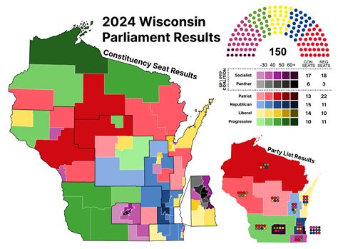 Wisconsin Primary 2024 Results Map - Olwen Elizabeth