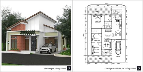 10 Denah Rumah Minimalis 3 Kamar Tidur 1 Lantai 2024 Beserta Keterangannya | dekorrumah.net