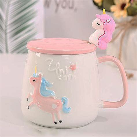 Buy/Send Lovely Unicorn Mug With Spoon Online- FNP