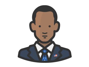 Barack Obama Icon PNG Transparent Icon - Freepngdesign.com