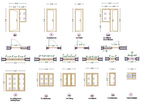 Drawings Details Of Door Units Blocks Dwg Autocad File Cadbull | My XXX ...