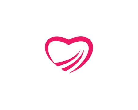 Heart Care Logo Template Design Shape Social Healthy Vector, Shape, Social, Healthy PNG and ...