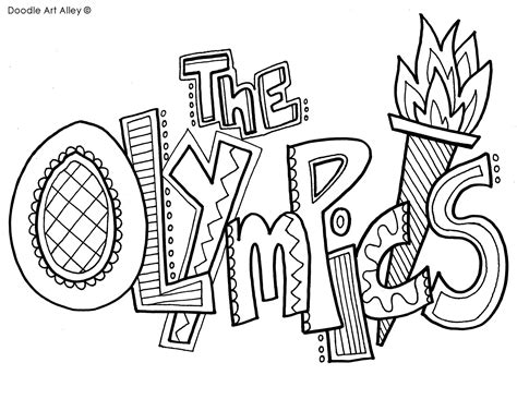 doodle-art-alley.com | Winter olympics, Olympic colors, Summer olympics