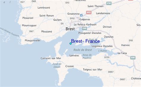 Brest, France Tide Station Location Guide