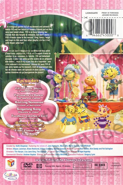 Fifi and the Flowertots - Fifi s Talent Show (Bilingual) on DVD Movie