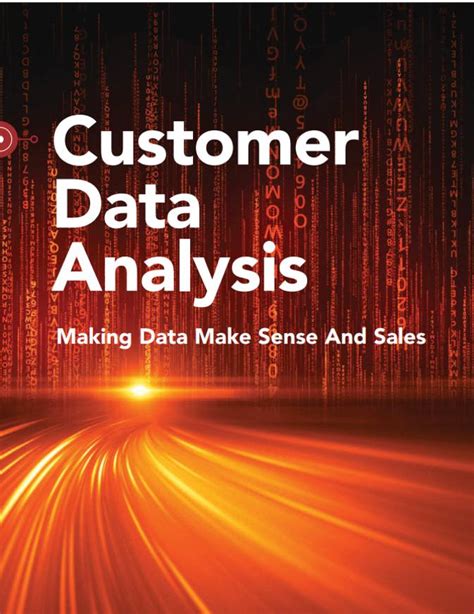 Customer Data Analysis - Making Data Make Sense And Sales