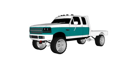 OBS Ford 7.3 Flatbed Custom | 3D Warehouse