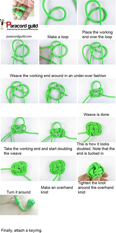 How to tie a paracord keychain - Paracord guild