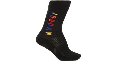 Nike Synthetic Logo-embroidered Socks in Black for Men - Lyst