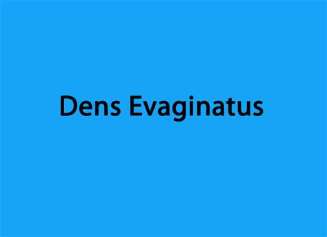 Dens Evaginatus - Focus Dentistry