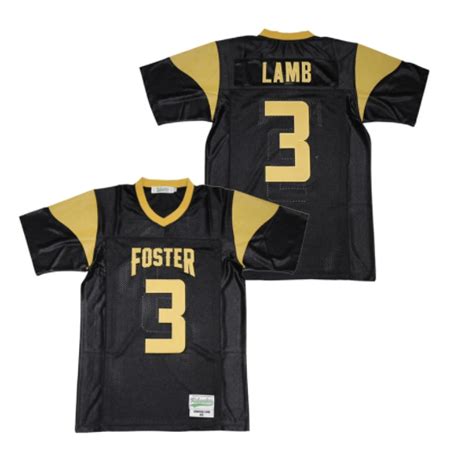 CeeDee Lamb #3 Foster High School Football Jersey - Top Smart Design