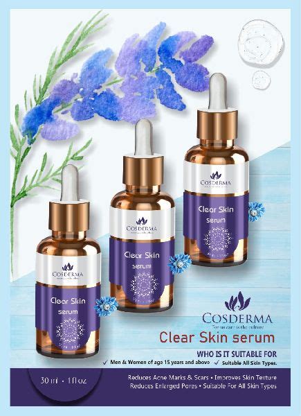 Clear Skin Serum Manufacturer, Supplier from Mahesana