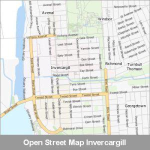 2020 Street Map Invercargill - Digital Maps