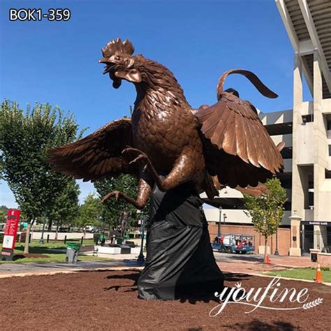 chicken statue - YouFine Bronze Sculpture