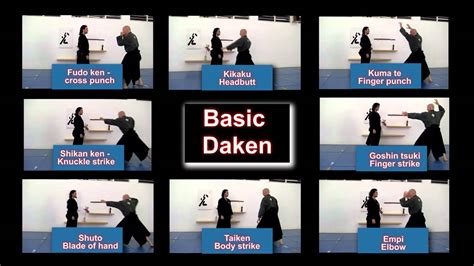 Basic Ninjutsu strikes - interactive - YouTube