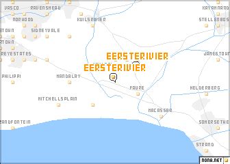 Eersterivier (South Africa) map - nona.net