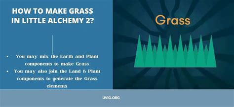 How To Make Grass In Little Alchemy 2? - Uvig