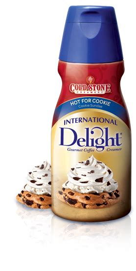 International Delight Presents: Cold Stone Creamery Hot for Cookie coffee creamer (With images ...