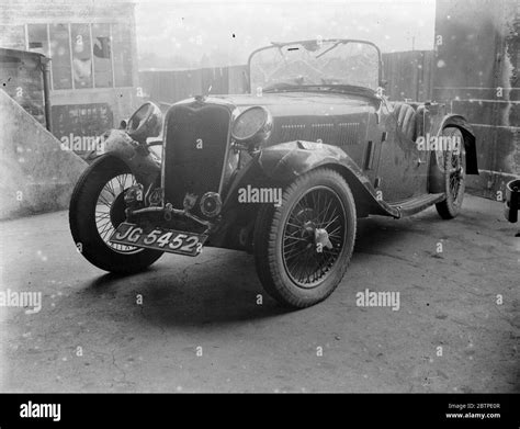 Speedster Car crash . 1935 Stock Photo - Alamy