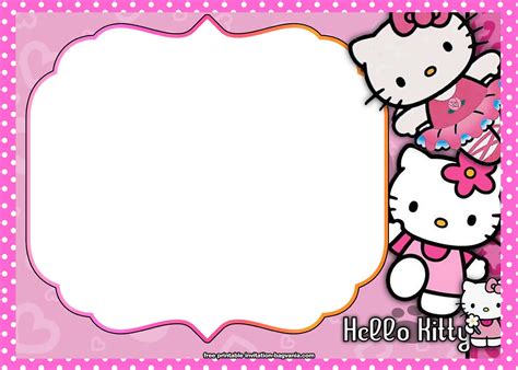 10+ FREE Personalized Hello Kitty Invitation Templates | FREE Printable Birthday Invitation ...