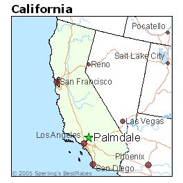 Where Is Palmdale California On The Map - Sammy Coraline