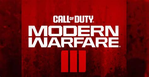 Call of Duty: Modern Warfare 3 erscheint am 10. November 2023 - GamesWirtschaft.de