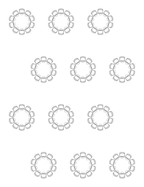 10 Person Round Table Seating Chart Template