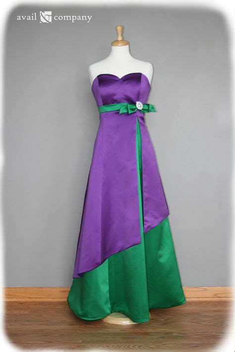 Green and Purple Bridesmaid Dress Custom Made in your by AvailCo, $295. ...