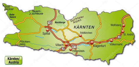 Kärnten Karte | Karte