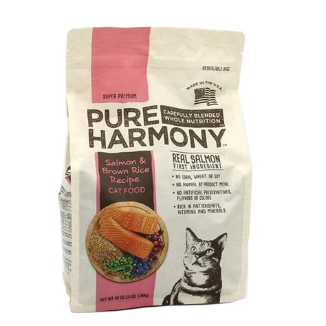 Pure Harmony Salmon & Brown Rice Recipe Dry Cat Food | Hy-Vee Aisles ...