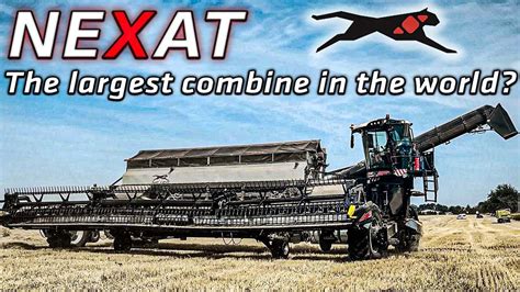 THE LARGEST COMBINE IN THE WORLD? - The Story of NEXAT Gantry Tractor - YouTube