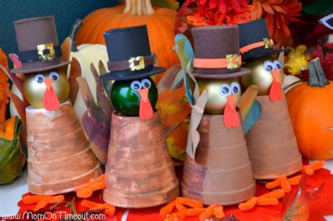 Pilgrim Turkeys - A Handprint Thanksgiving Craft - Mom On Timeout