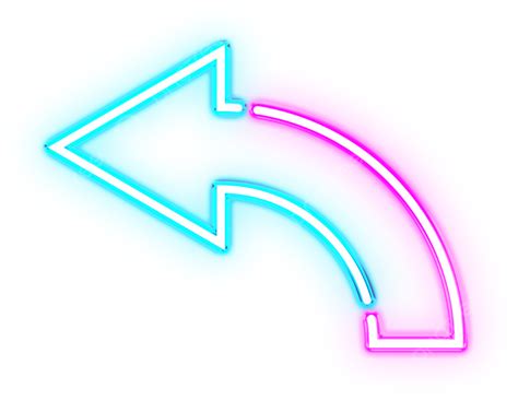 Glow Neon Arrows, Glow Sign, Glow Arrows, Neon Sign PNG Transparent ...