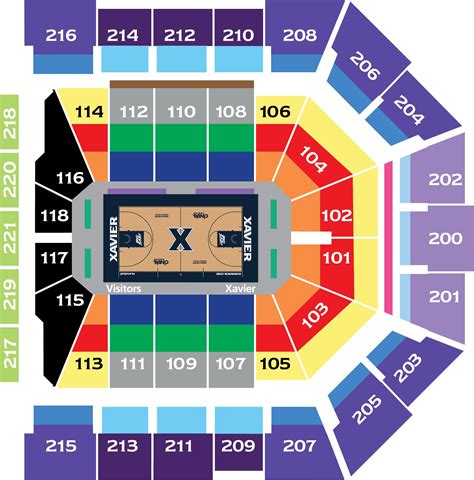 2024-25 Xavier Men's Basketball Seat Selection Guide by Xavier ...