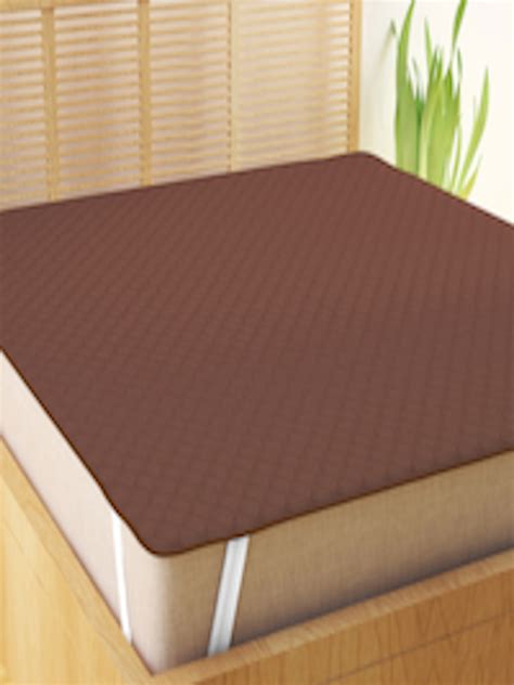 Buy Story@home Brown Single Bed Waterproof Mattress Protector - Mattress Protector for Unisex ...