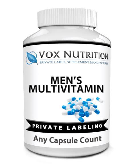 Private Label Mens Multi Vitamin Supplement | Vox Nutrition